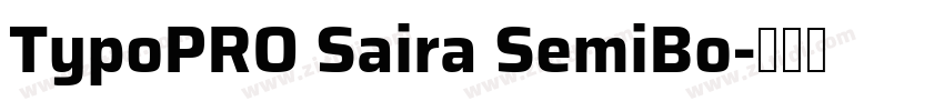 TypoPRO Saira SemiBo字体转换